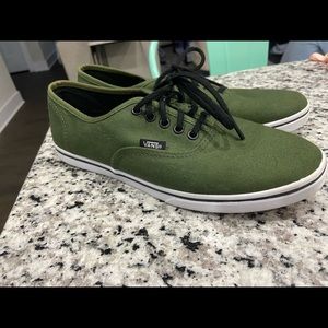 Green vans size 8.5